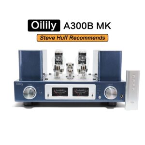 Oilily A300BMK Vacuum Tube Amplifier – Pure Class A Single-Ended Triode (SET) Design with Point-to-Point Hand-Wiring