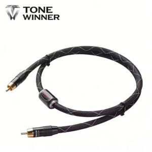 TONE WINNER CO-1 Silver Ring Snake Coaxial High-Fidelity Coaxial Digital Audio Cable