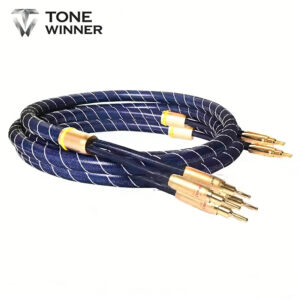 TONE WINNER SC-6 Golden Ring Snake High-End Speaker Cable: Single-Crystal Copper Hi-Fi Banana Plug Pure Copper Speaker Cable