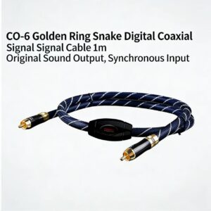 TONE WINNER CO-6 Golden Ring Snake Coaxial High-Fidelity Coaxial Digital Audio Output