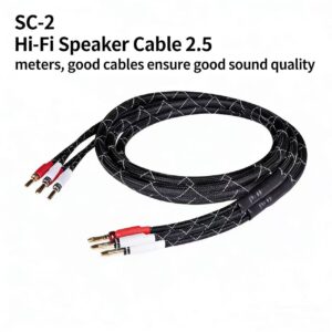 TONE WINNER SC-2 High-End Hi-Fi Speaker Cable: Dedicated Cable for Main Speakers and Amplifier-to-Speaker Connections