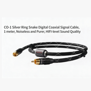 TONE WINNER CO-1 Silver Ring Snake Coaxial High-Fidelity Coaxial Digital Audio Cable