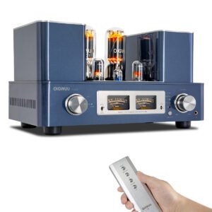 OIGWUU A211MK Single-Ended Class A Vacuum Tube Amplifier, Handcrafted Hi-Fi Audiophile Stereo Power Amp for High-End Home Speaker System